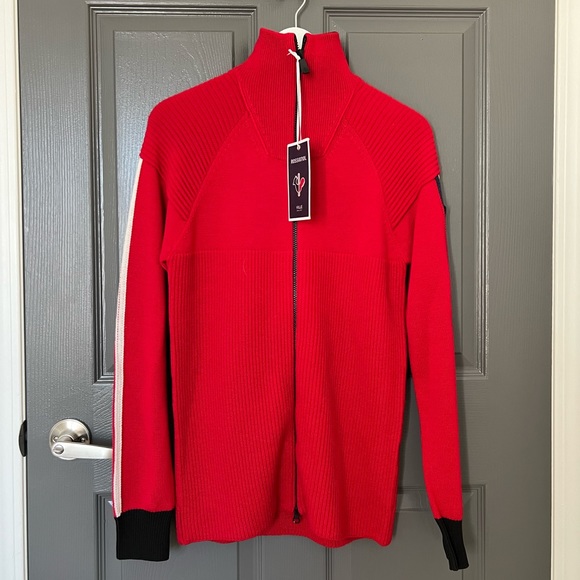 NWT Rossignol Adrien Merino Wool Zip Up Sweater - Picture 1 of 15